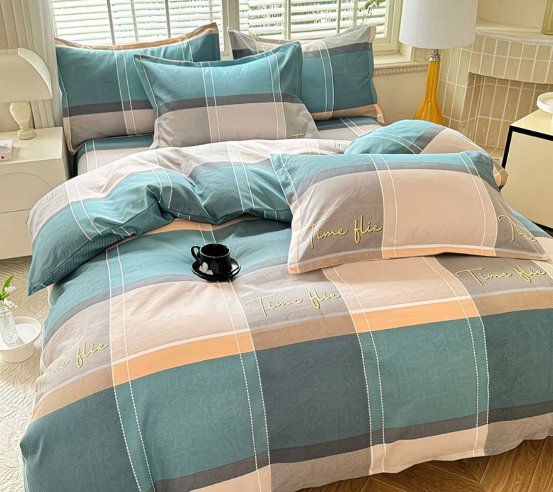 completo 4pz matrimoniale 100% cotone